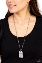 Load image into Gallery viewer, 🧡Paparazzi 🧡Possible Pendant 🧡Silver🧡