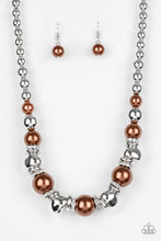 Load image into Gallery viewer, Paparazzi Hollywood Haute Spot Necklace-Brown