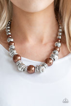 Load image into Gallery viewer, Paparazzi Hollywood Haute Spot Necklace-Brown