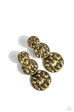 Load image into Gallery viewer, 🧡Paparazzi 🧡Triple Threat Texture 🧡Brass🧡
