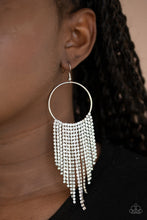 Load image into Gallery viewer, 💎Exclusive💎Streamlined Shimmer💎White💎 Earrings💎
