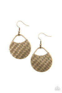 🧡Paparazzi🧡 I'm Sensing A Pattern Here🧡Brass🧡Earrings🧡