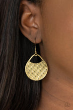 Load image into Gallery viewer, 🧡Paparazzi🧡 I&#39;m Sensing A Pattern Here🧡Brass🧡Earrings🧡
