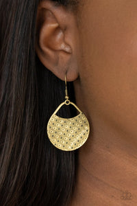 🧡Paparazzi🧡 I'm Sensing A Pattern Here🧡Brass🧡Earrings🧡