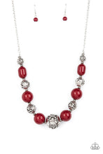Load image into Gallery viewer, 🧡Paparazzi🧡Girl Meets Garden🧡Red🧡Necklace🧡
