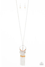 Load image into Gallery viewer, 🧡Paparazzi🧡 Dancing Dreamcatcher🧡Orange🧡Necklace
