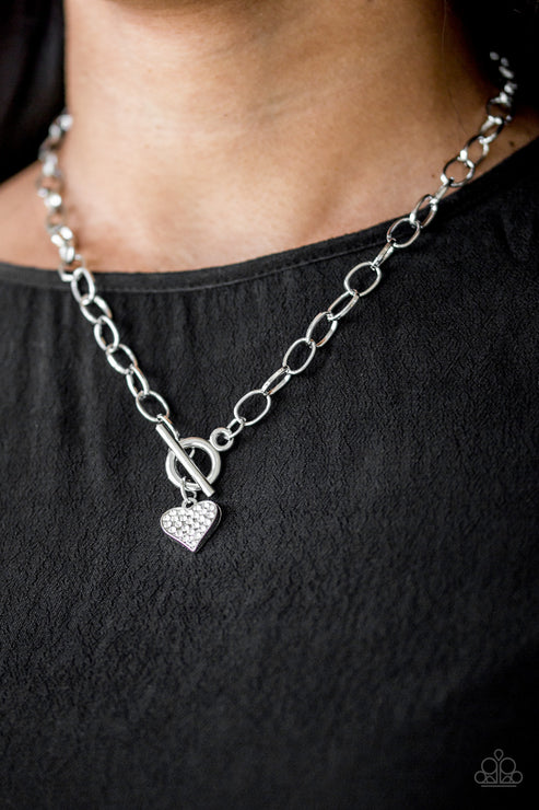 Paparazzi Harvard Hearts-White