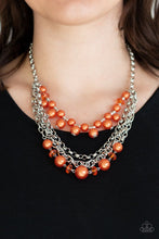 Load image into Gallery viewer, 🧡Paparazzi🧡 Rocking Rockette Necklace🧡Orange🧡
