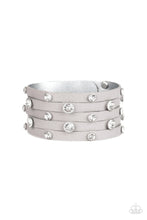 Load image into Gallery viewer, Paparazzi 🧡Rhinestone Reputation - Silver🧡
