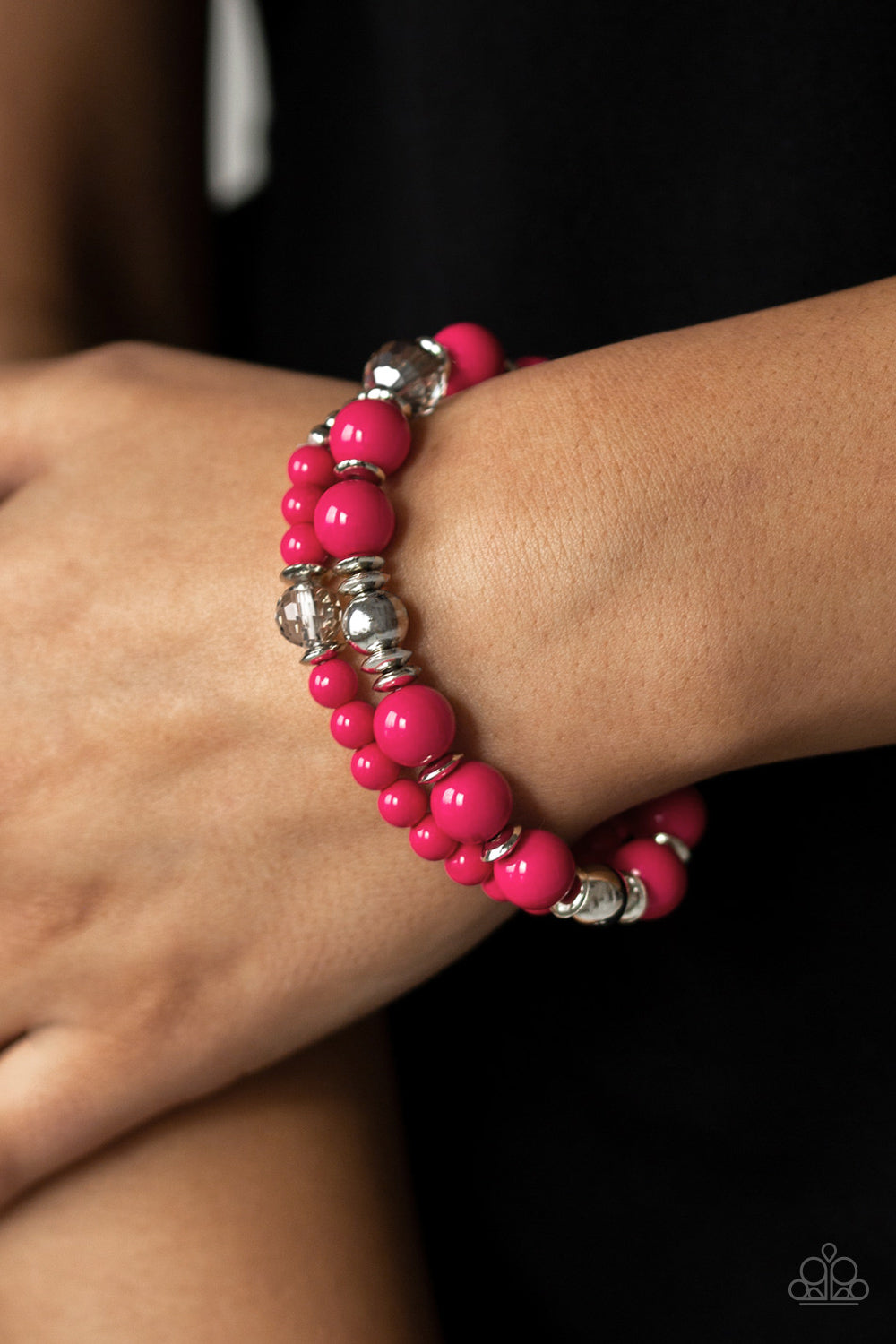 🧡Paparazzi🧡 Colorful Collisions🧡Pink🧡Bracelet🧡