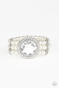 Paparazzi Speechless Sparkle - White