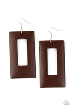 Load image into Gallery viewer, 🧡Paparazzi🧡 Totally Framed🧡 Brown🧡Earrings🧡
