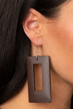 Load image into Gallery viewer, 🧡Paparazzi🧡 Totally Framed🧡 Brown🧡Earrings🧡
