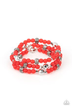 Load image into Gallery viewer, 🧡Paparazzi🧡Here to STAYCATION🧡 Red🧡Bracelet🧡
