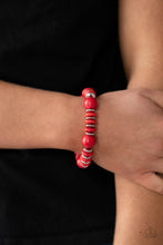 Load image into Gallery viewer, Paparazzi Rustic Rival - Red
