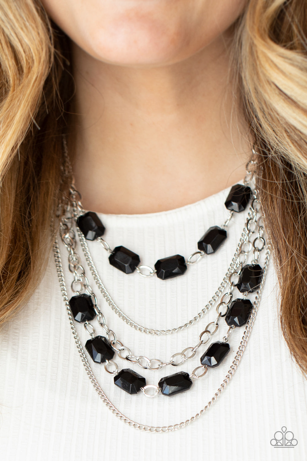 🧡Paparazzi🧡 Standout Strands🧡Black🧡Necklace🧡