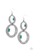 Load image into Gallery viewer, 🧡Paparazzi🧡 OVAL and OVAL Again🧡 Green🧡Earrings🧡
