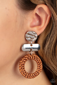 Paparazzi Woven Whimsicality-Brown