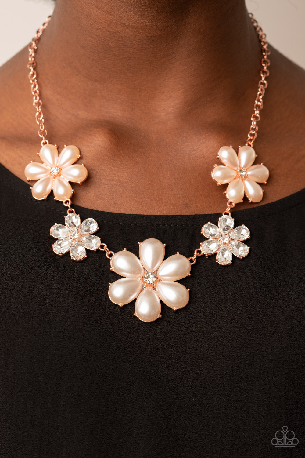 Paparazzi Fiercely Flowering-Copper