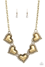 Load image into Gallery viewer, Paparazzi Kindred Hearts - Brass
