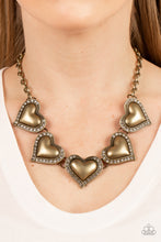 Load image into Gallery viewer, Paparazzi Kindred Hearts - Brass
