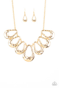 Paparazzi Teardrop Envy - Gold