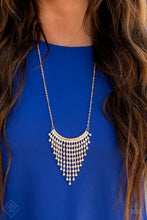 Load image into Gallery viewer, Paparazzi Glitter Bomb Necklace-Gold
