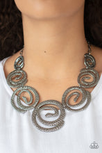Load image into Gallery viewer, Paparazzi Statement Swirl - Black

