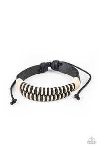 Paparazzi Trail Time Urban Bracelet-Black